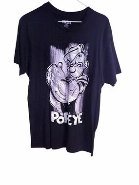 Popeye Graphic Short Sleeve Tee - Black